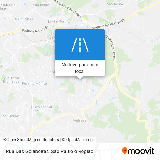 Rua Das Goiabeiras mapa