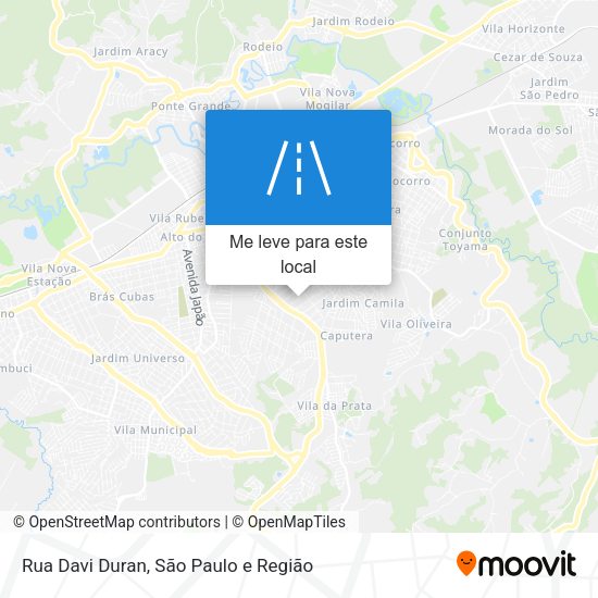 Rua Davi Duran mapa