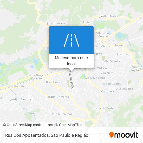 Rua Dos Aposentados mapa