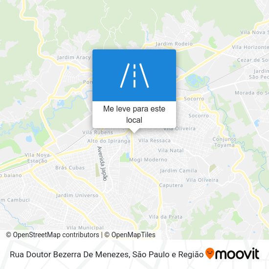 Rua Doutor Bezerra De Menezes mapa