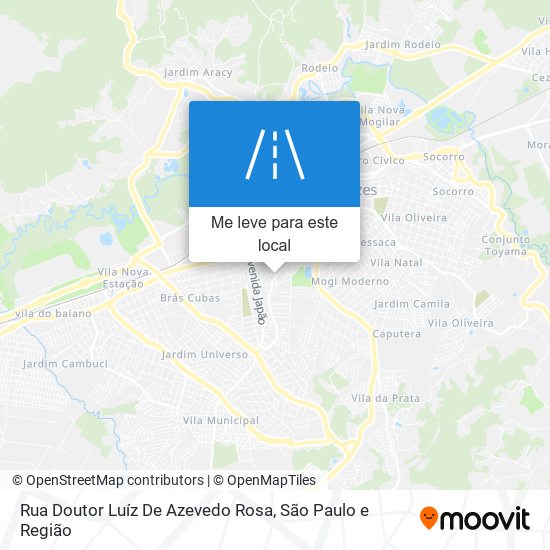 Rua Doutor Luíz De Azevedo Rosa mapa