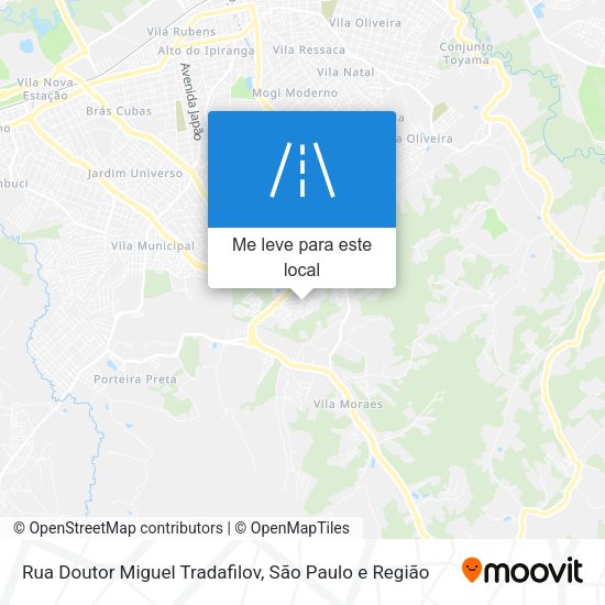 Rua Doutor Miguel Tradafilov mapa