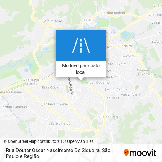 Rua Doutor Oscar Nascimento De Siqueira mapa