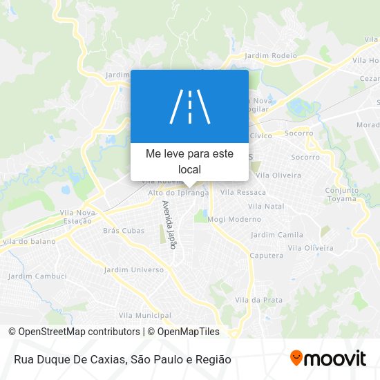 Rua Duque De Caxias mapa