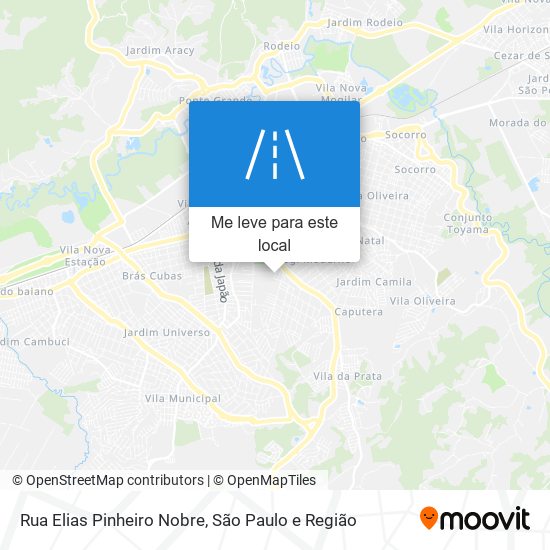 Rua Elias Pinheiro Nobre mapa