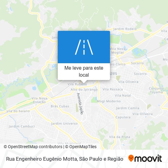 Rua Engenheiro Eugênio Motta mapa