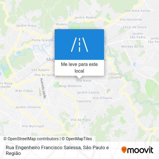 Rua Engenheiro Francisco Salessa mapa