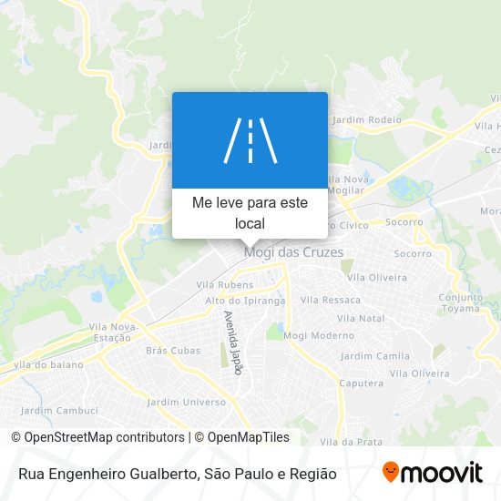 Rua Engenheiro Gualberto mapa
