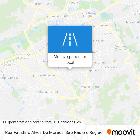 Rua Faustino Alves De Moraes mapa