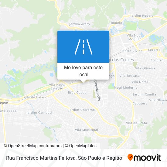 Rua Francisco Martins Feitosa mapa