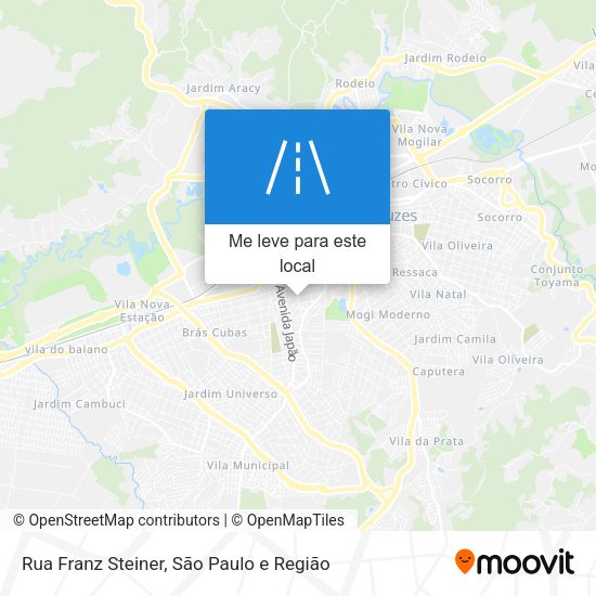 Rua Franz Steiner mapa