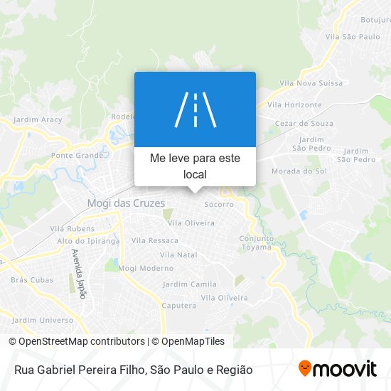 Rua Gabriel Pereira Filho mapa