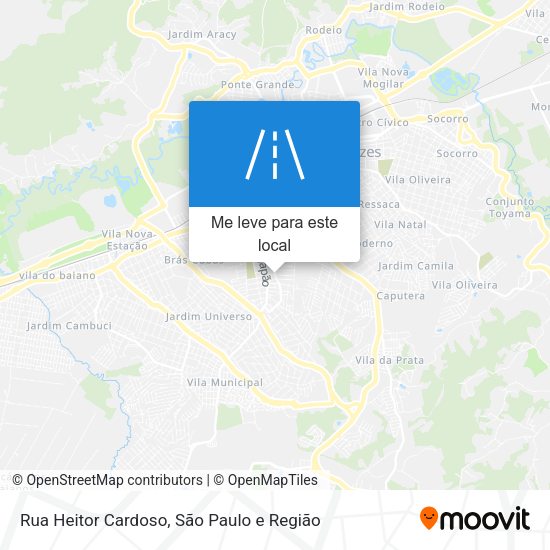 Rua Heitor Cardoso mapa