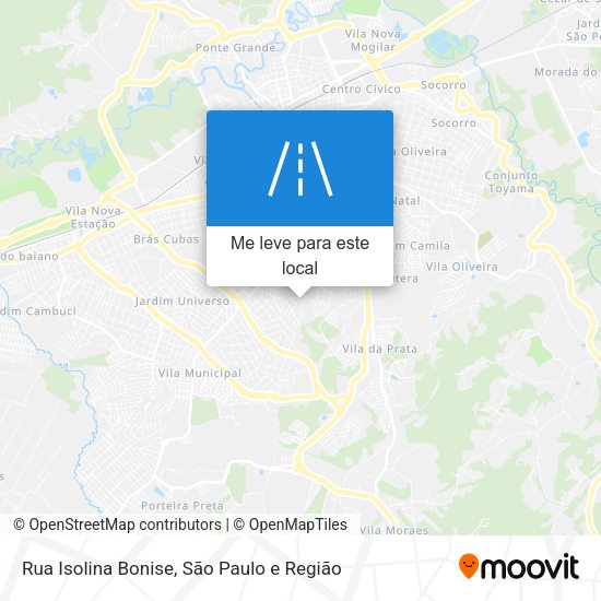 Rua Isolina Bonise mapa