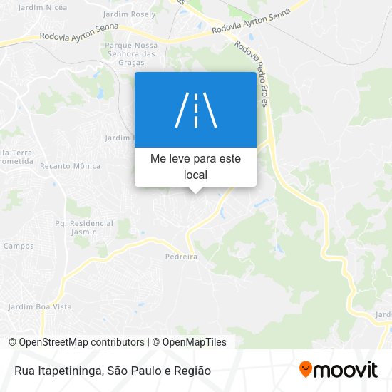 Rua Itapetininga mapa