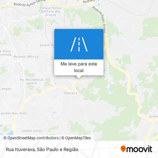 Rua Ituverava mapa