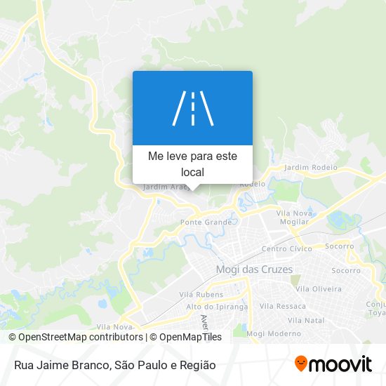 Rua Jaime Branco mapa