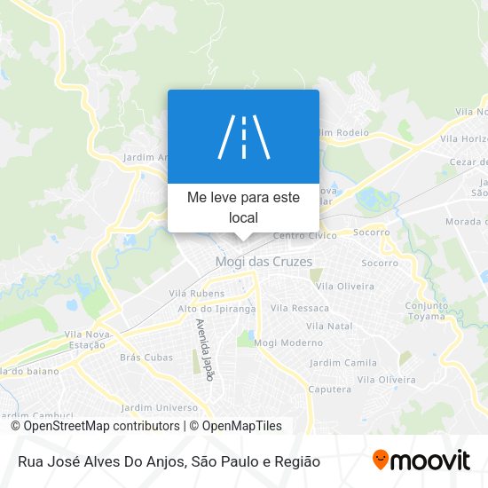 Rua José Alves Do Anjos mapa