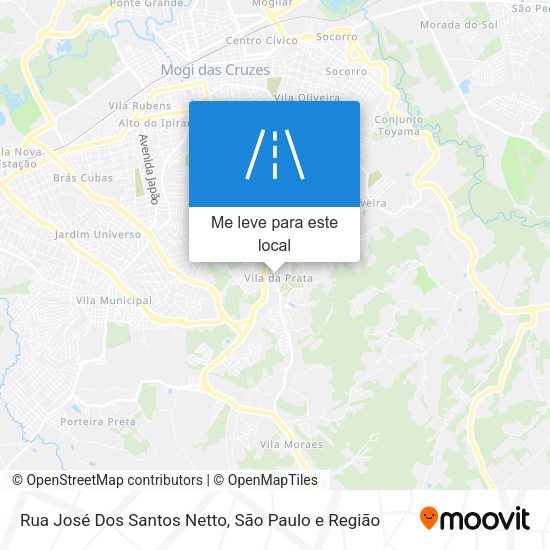 Rua José Dos Santos Netto mapa