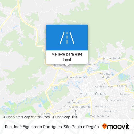 Rua José Figueiredo Rodrigues mapa