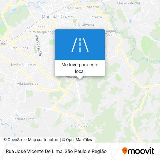 Rua José Vicente De Lima mapa