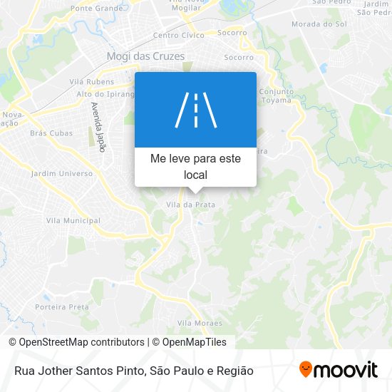 Rua Jother Santos Pinto mapa