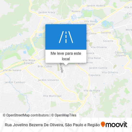 Rua Jovelino Bezerra De Oliveira mapa