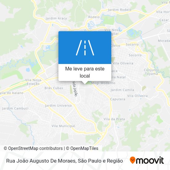 Rua João Augusto De Moraes mapa