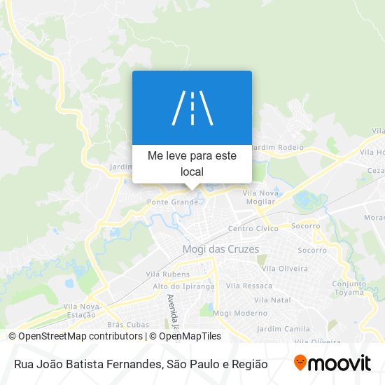 Rua João Batista Fernandes mapa