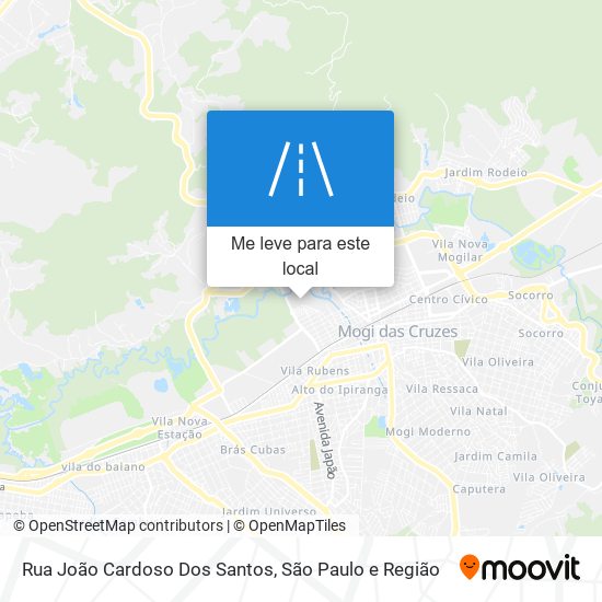 Rua João Cardoso Dos Santos mapa