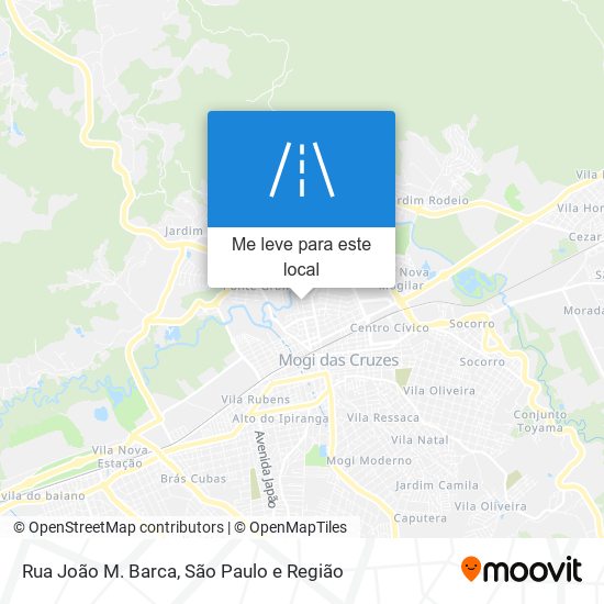 Rua João M. Barca mapa