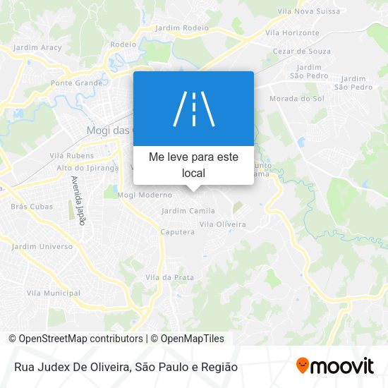 Rua Judex De Oliveira mapa