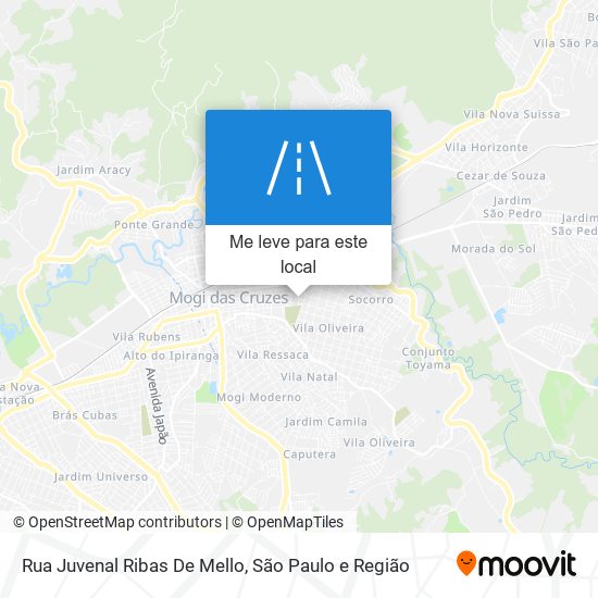 Rua Juvenal Ribas De Mello mapa