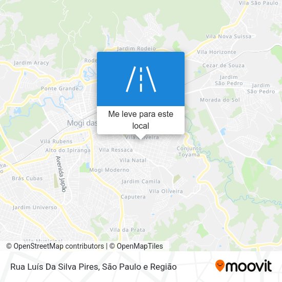 Rua Luís Da Silva Pires mapa