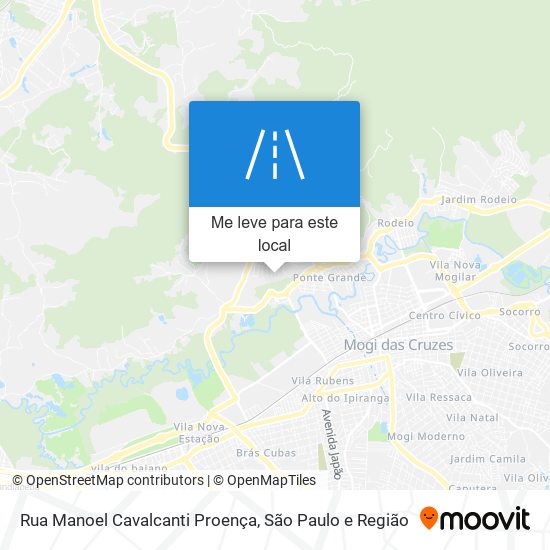 Rua Manoel Cavalcanti Proença mapa