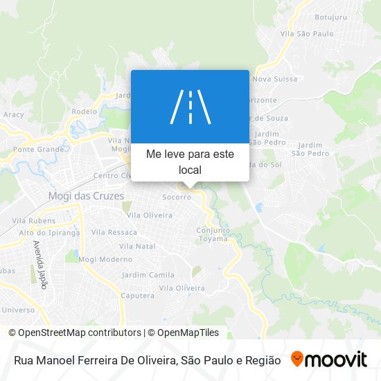 Rua Manoel Ferreira De Oliveira mapa