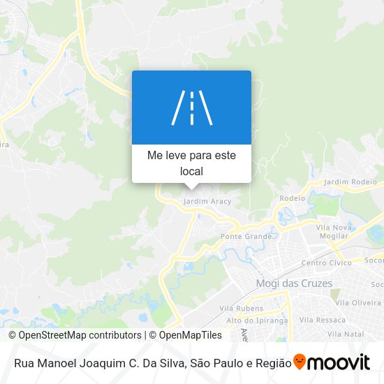 Rua Manoel Joaquim C. Da Silva mapa