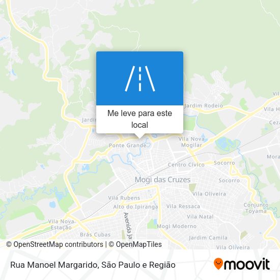 Rua Manoel Margarido mapa