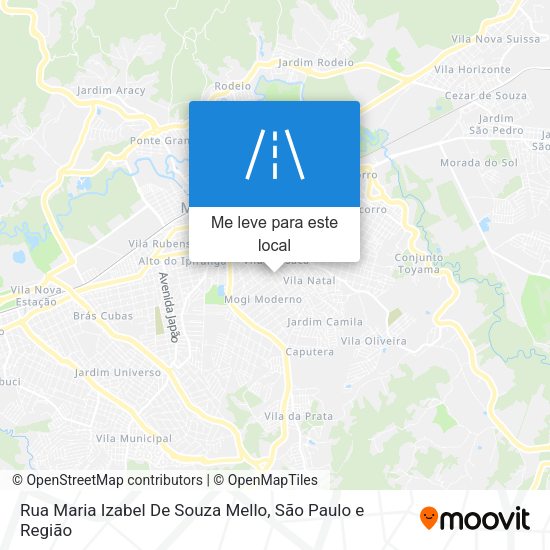 Rua Maria Izabel De Souza Mello mapa