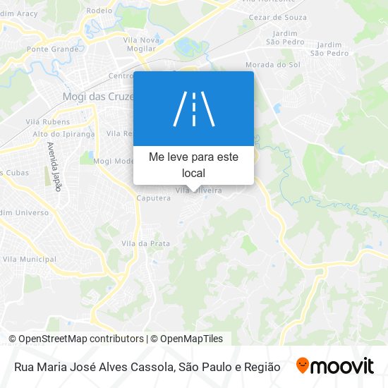 Rua Maria José Alves Cassola mapa
