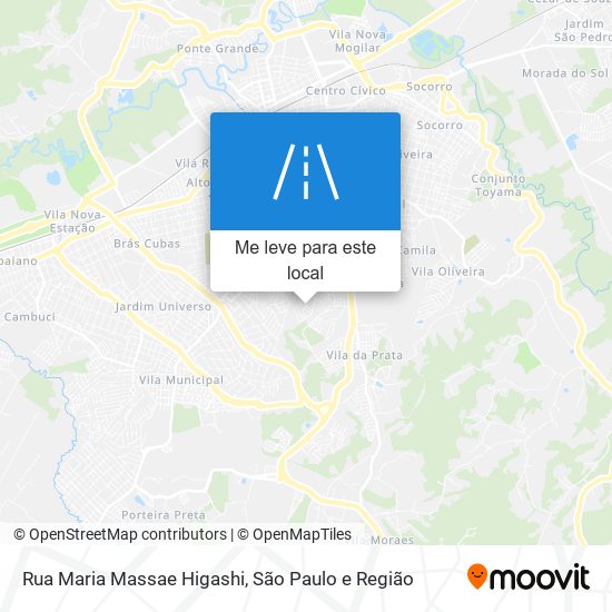 Rua Maria Massae Higashi mapa