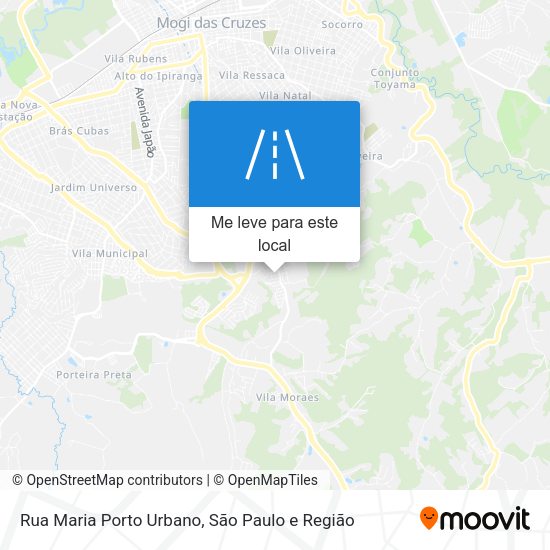 Rua Maria Porto Urbano mapa