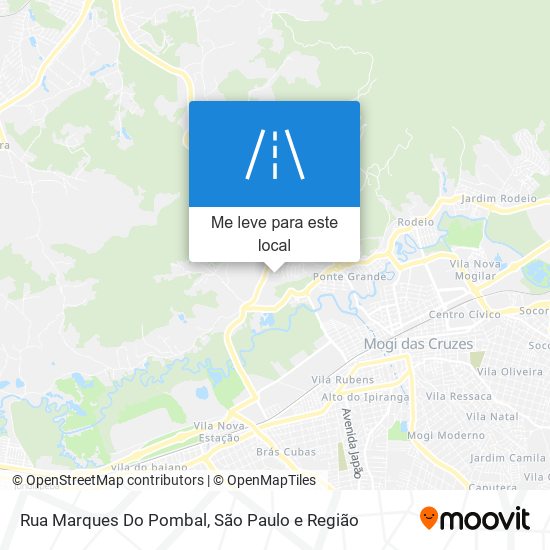 Rua Marques Do Pombal mapa