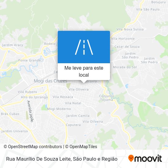 Rua Maurílio De Souza Leite mapa