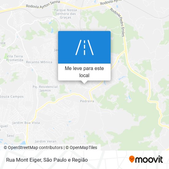 Rua Mont Eiger mapa