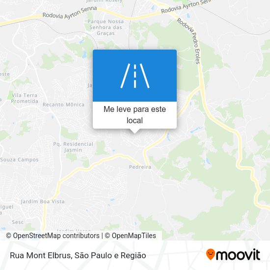 Rua Mont Elbrus mapa