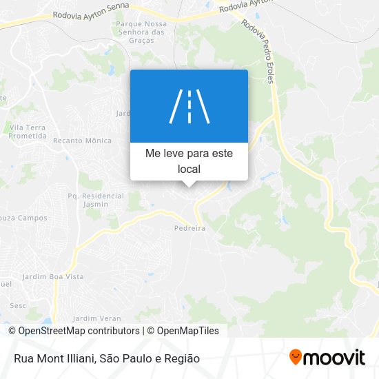 Rua Mont Illiani mapa