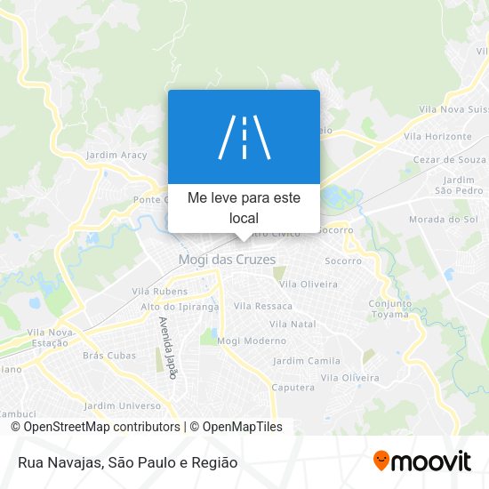 Rua Navajas mapa