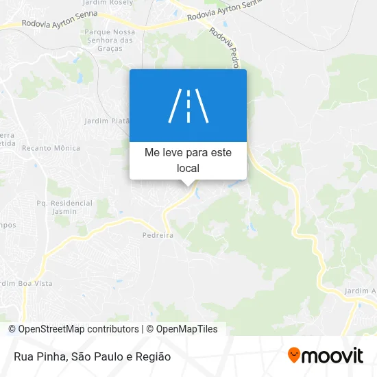 Rua Pinha mapa