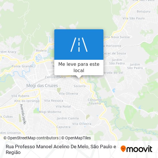 Rua Professo Manoel Acelino De Melo mapa